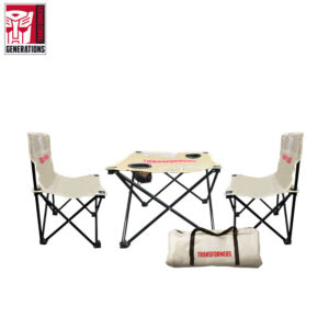 Transformers Portable Folding Table and Chairs 4-Piece Set Outdoor Camping Picnic Table and Chairs TF-ZDZY001