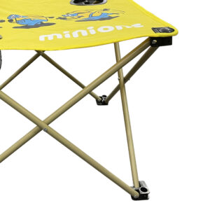 Minions Portable Folding Table and Chair Set of 4 Outdoor Picnic Folding Portable MN-ZDZY002