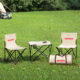 Transformers Portable Folding Table and Chairs 4-Piece Set Outdoor Camping Picnic Table and Chairs TF-ZDZY001